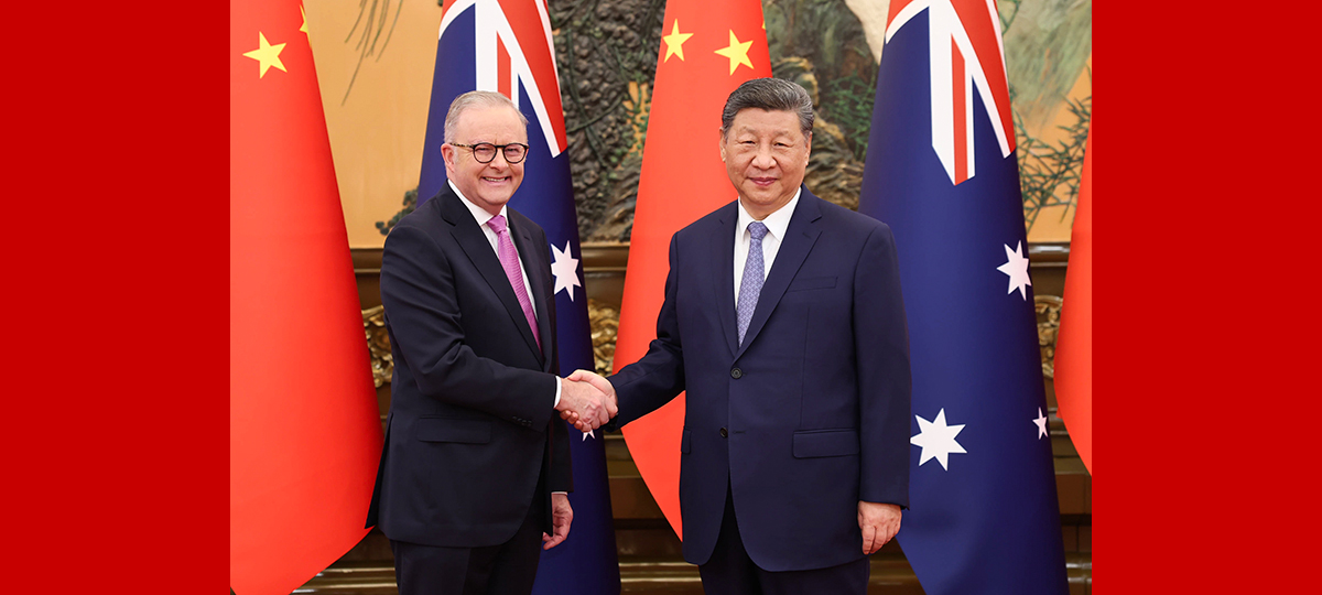 Xi meets Australian PM in Beijing